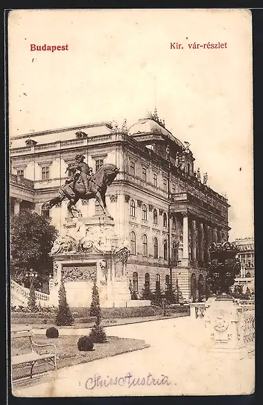 AK Budapest, Kir. vár-részlet