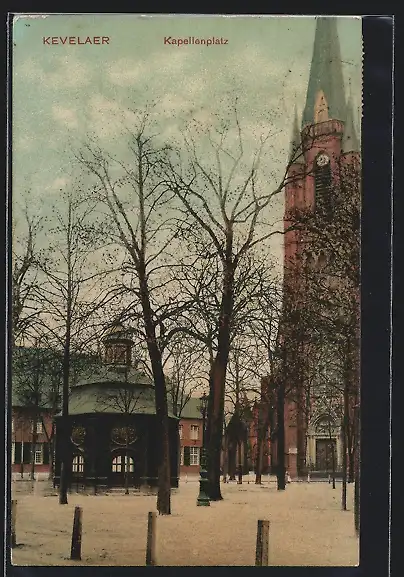 AK Kevelaer, Partie am Kapellenplatz