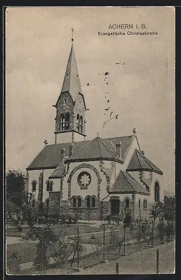 AK Achern i. B., Evangelische Christuskirche