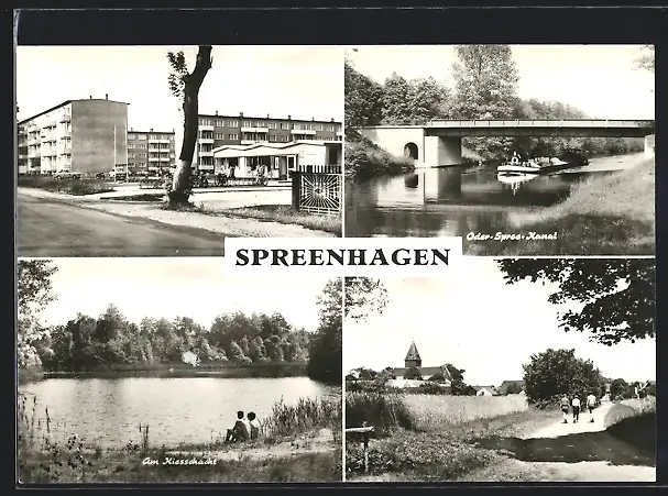 AK Spreenhagen, Neubaugebiet, Oder-Spree-Kanal, Am Kiesschacht
