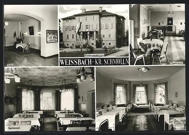 AK Weissbach / Schmölln, Kindersanatorium