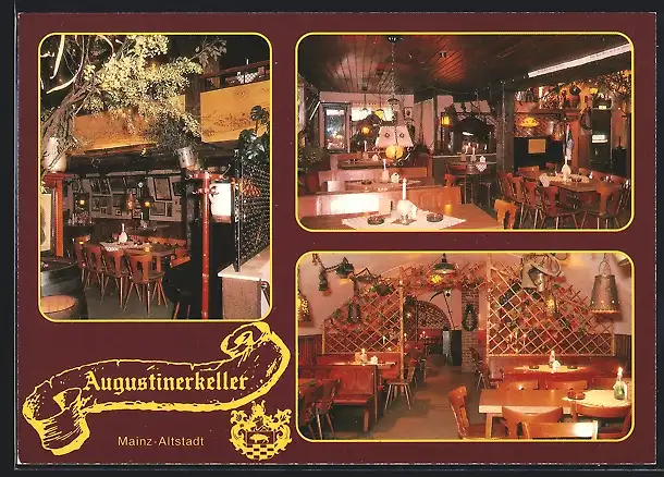 AK Mainz, Gasthaus Augustinerkeller, Augustinerstrasse 26