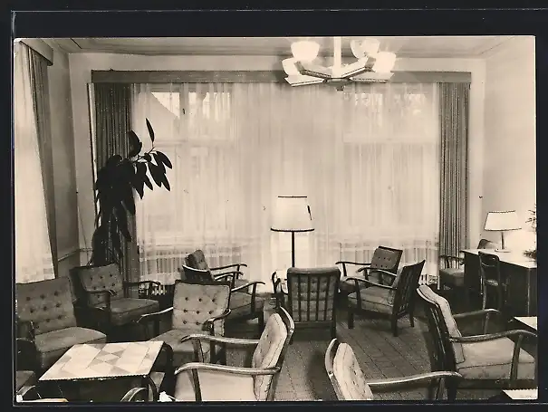 AK Bad Wilsnack, Aufenthaltsraum im Clara-Zetkin-Heim