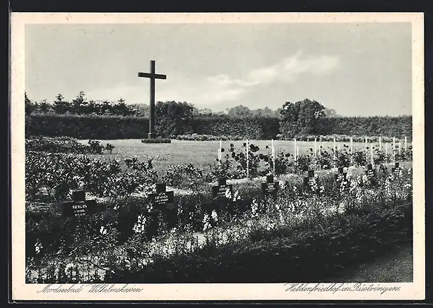 AK Wilhelmshaven, Heldenfriedhof in Rüstringen