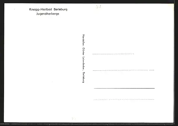 AK Berleburg, Jugendherberge, Kneipp-Heilbad