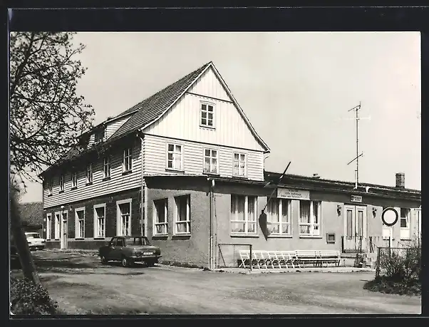 AK Breitenstein / Harz, FDGB-Erholungsheim, Gaststätte