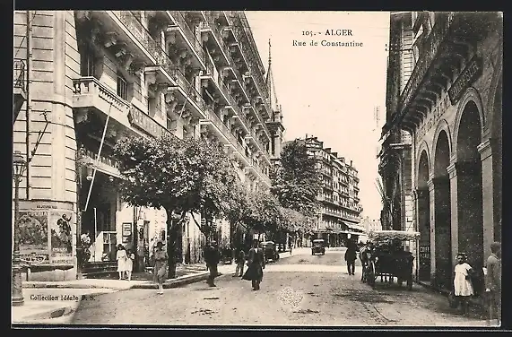 AK Alger, Rue de Constantine, le Cinema Splendid