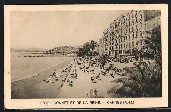 AK Cannes, Hôtel Gonnet et del a Reine