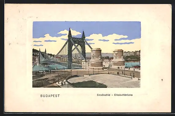 AK Budapest, Elisabethbrücke