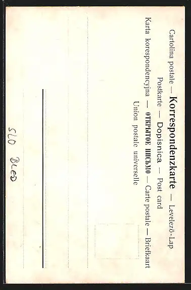 Künstler-AK Bled, Grad