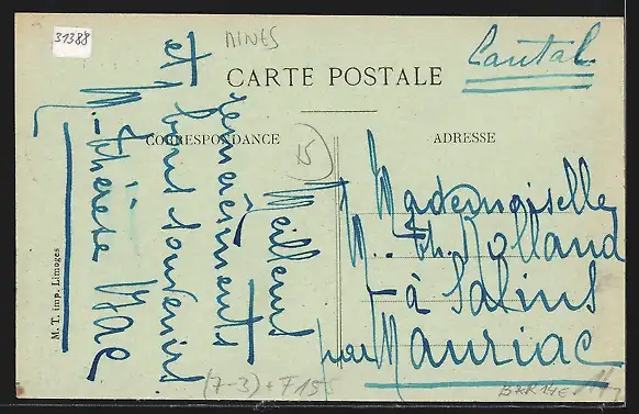AK Cantal, L`Hopital, Mines de Champagnac, Vue generale sur la Mine, Kohlebergwerk