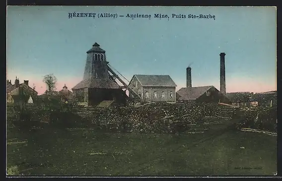 AK Bézenet, Ancienne mine, Puits Ste-barbe