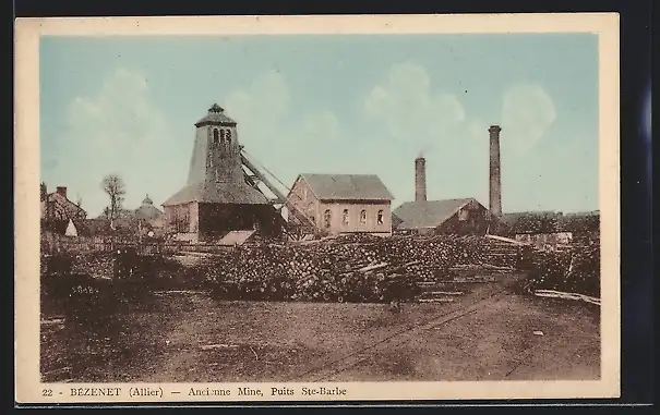 AK Bézenet, Ancienne Mine, Puits Ste-Barbe
