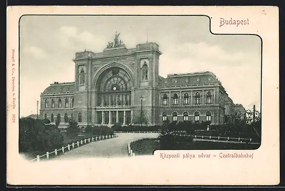 AK Budapest, Am Centralbahnhof