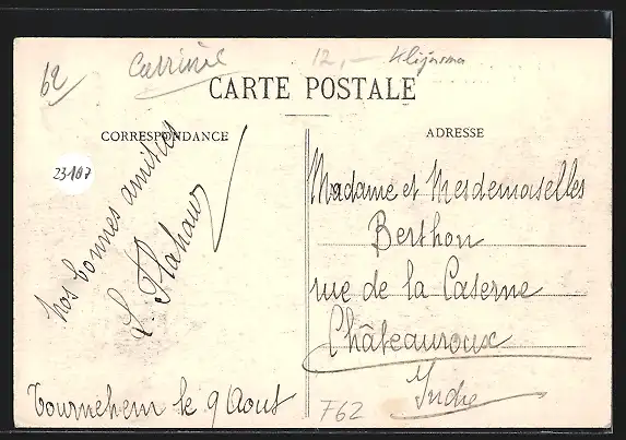 AK Zouafques, Les carrières, Steinbruch, Pferdegespann, Hund