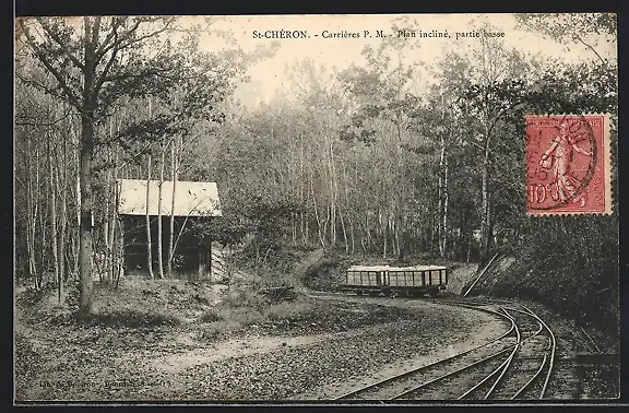 AK St-Chéron, Carrières P. M., Plan incliné, partie basse