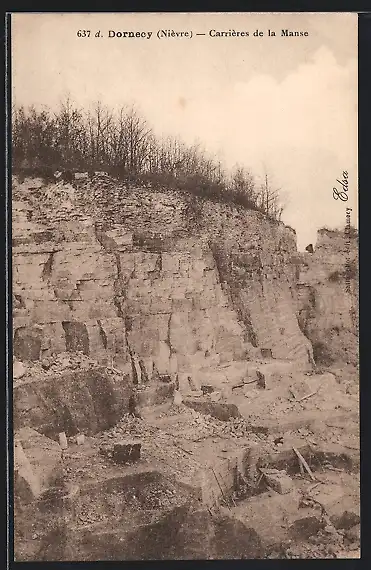 AK Dornecy, Carrières de la Manse, Steinbruch
