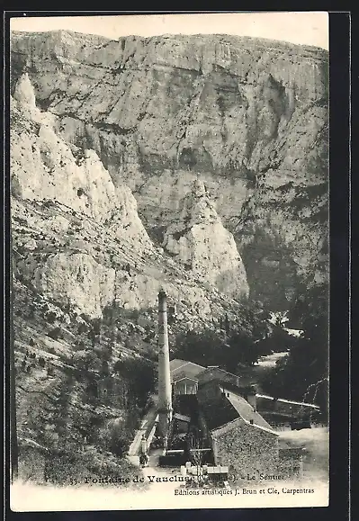 AK Fontaine de Vaucluse, Le Sentier