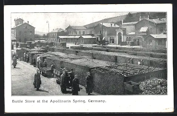 AK Reklame, Apollinaris Spring Germany, Bottle Store