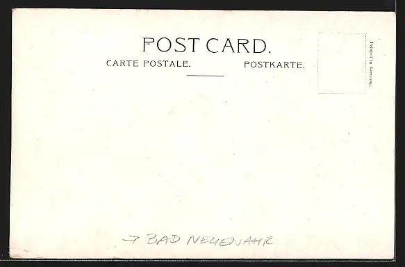 AK Reklame, Apollinaris Spring Germany, Bottle Store