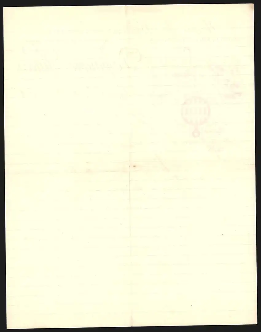 Rechnung Poissons 1911, Despaigne & Pincos, Minium de Fer Toutes Nuances, Betriebsgelände und Schutzmarke