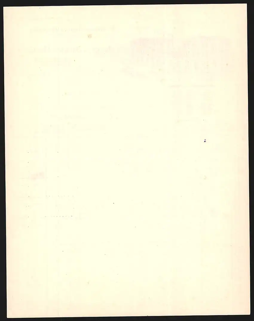 Rechnung Lyon 1924, Jean & Jules Gorse, Manufacture de Vetements, Grosses Fabrikgebäude an belebter Strasse