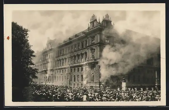 AK Wien, Brand des Justizpalastes, 15. und 16. VII. 1927