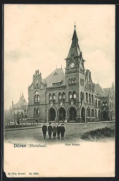 AK Düren /Rheinland, Neue Schule