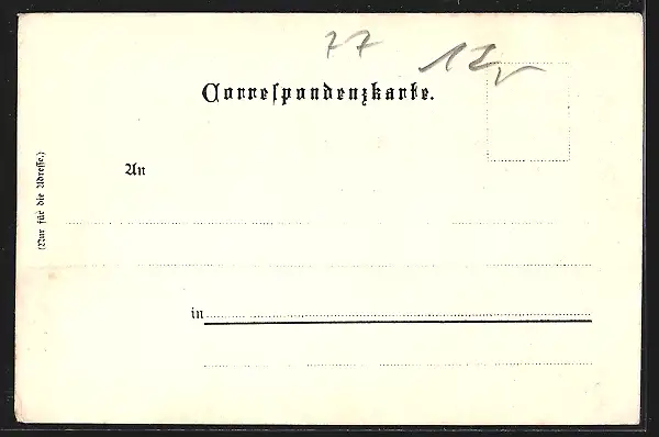 Lithographie Bregenz, Topographische Karte des Bodensees