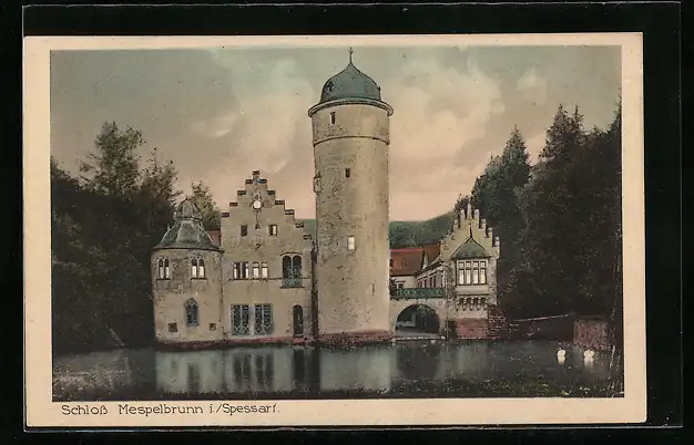 AK Mespelbrunn /Spessart, Das Schloss