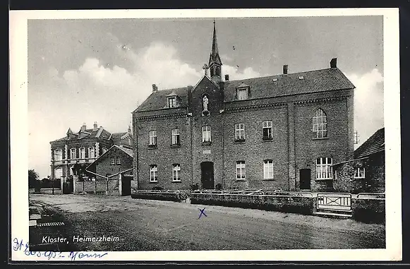 AK Heimerzheim, Kloster mit Strasse