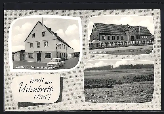 AK Udenbreth /Eifel, Gasthaus zum weissen Stein, Jugendheim