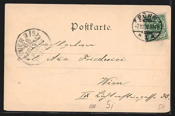 AK Bonn, Marktplatz, von oben gesehen