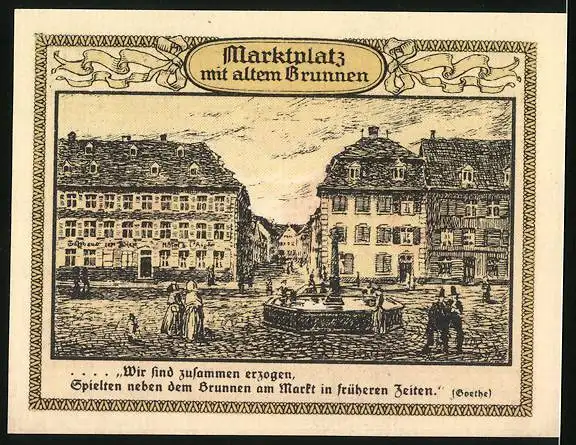 Notgeld Emmendingen 1921, 50 Pfennig, Stadtwappen