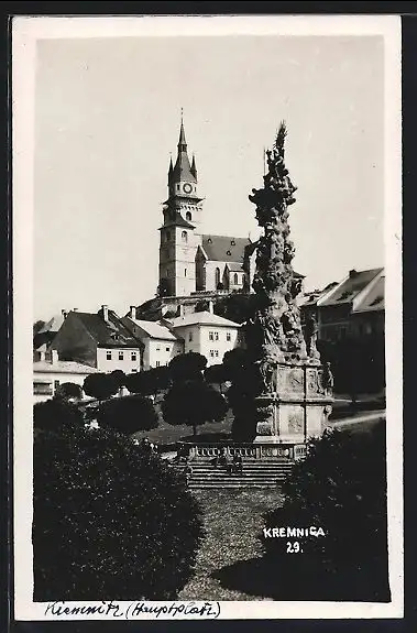 AK Kremnica, Denkmal gegen eine Kirche