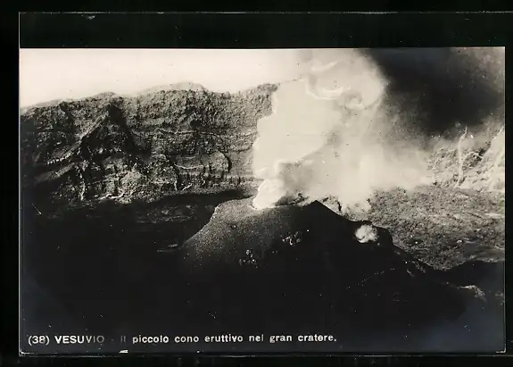 AK Vesuvio, Il piccolo cono eruttivo nel gran cratere