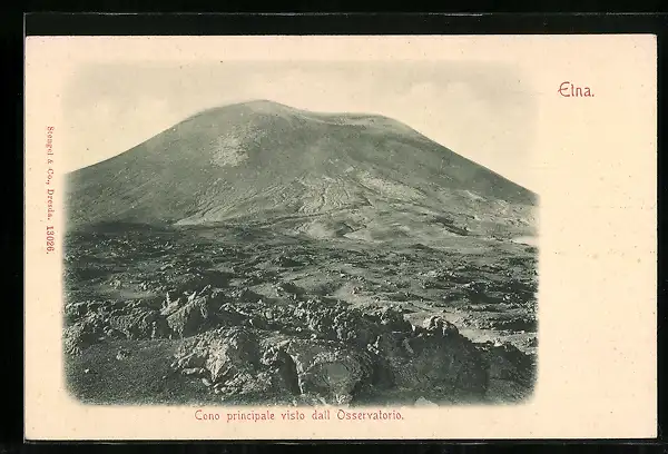 AK Etna, Cono principale visto dall Osservatorio