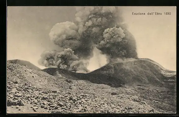 AK Eruzione dell`Etna 1892, Vulkan