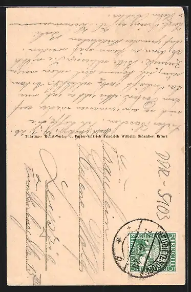 AK Neudietendorf i. Thür., Gasthof der Brüdergemeine