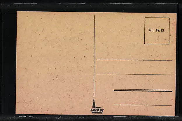 AK Gruss vom Krampus!, Waage und Rute