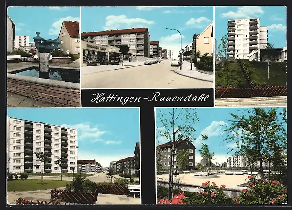 AK Hattingen-Rauendahl, versch. Ansichten
