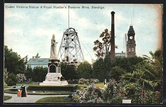 AK Bendigo, Queen Victoria Statue & Royal Hustler`s Reserve Mine