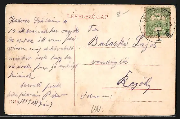 AK Székesfehérvár, Petöfi utca