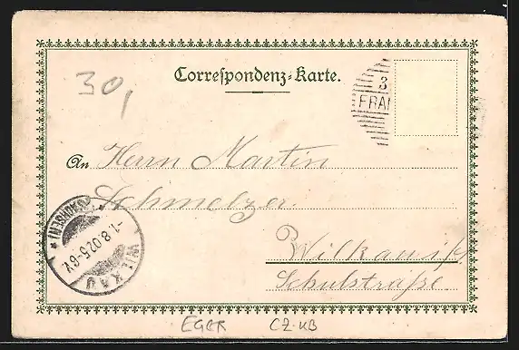 Lithographie Eger, Egerer Ratskeller, Innenansichten