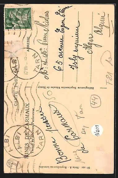 AK Carmaux, Mines, Travail au MArteau Perforateur