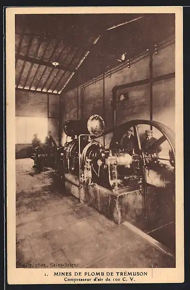 AK Trémuson, Mines de Plomb, Compresseur d`air de 100 C. V.
