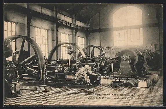 AK Saint-Pierre-Montlimart, Mines de la Bellière - Salle des machines