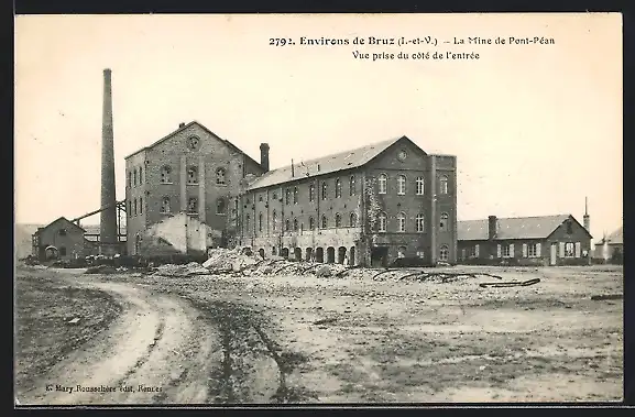 AK Pont-Péan, La Mine, vue prise du côté de l`entrée