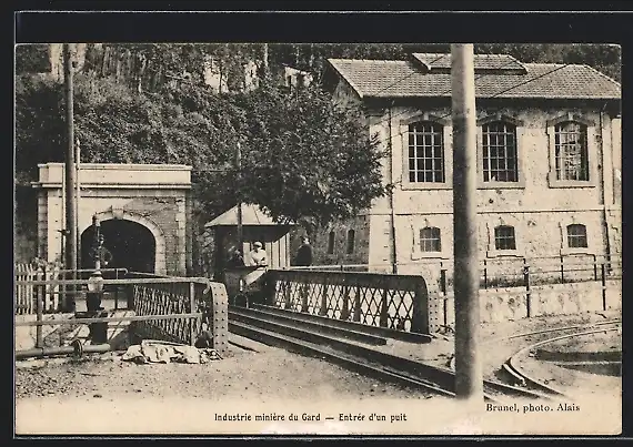 AK Gard, Industrie minière, Entrée d`un puit