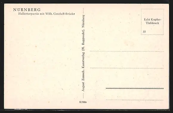 AK Nürnberg, Hallertorpartie mit Strassenbahn
